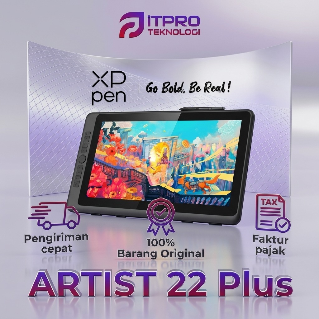 XP-Pen ARTIST 22 Plus 16K Pen Display Artist Desain