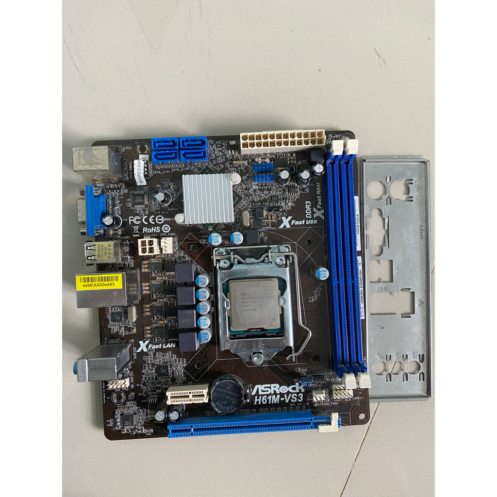 mobo asrock h61m vs3 + intel g2030