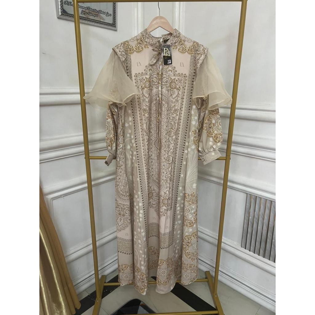 [NEW] GAMIS ELLY ARSY SATIN PREMIUM CREAM GOLD