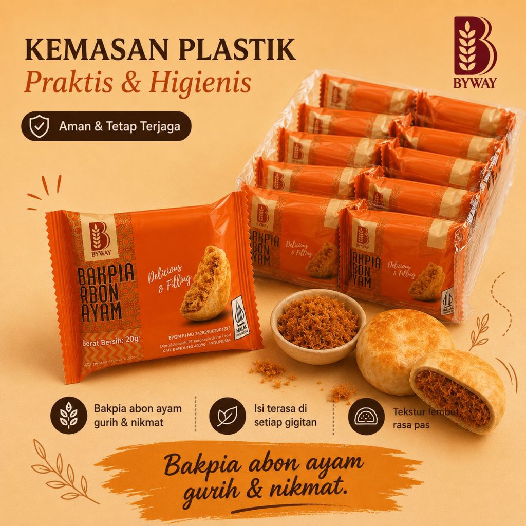 Bakpia Abon Ayam 20gr (Isi 20pcs)