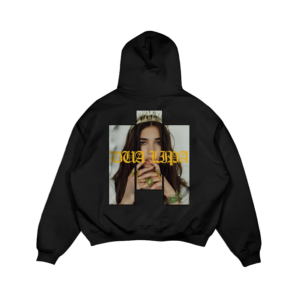 VOLTURI Sweater Hoodie Boxy Oversize DUA LIPA