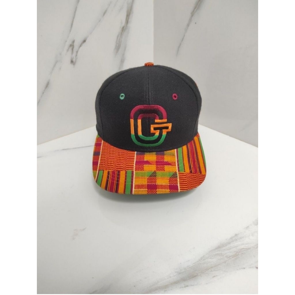 Topi snapback vintage Georgetown hoyas rasta by signature