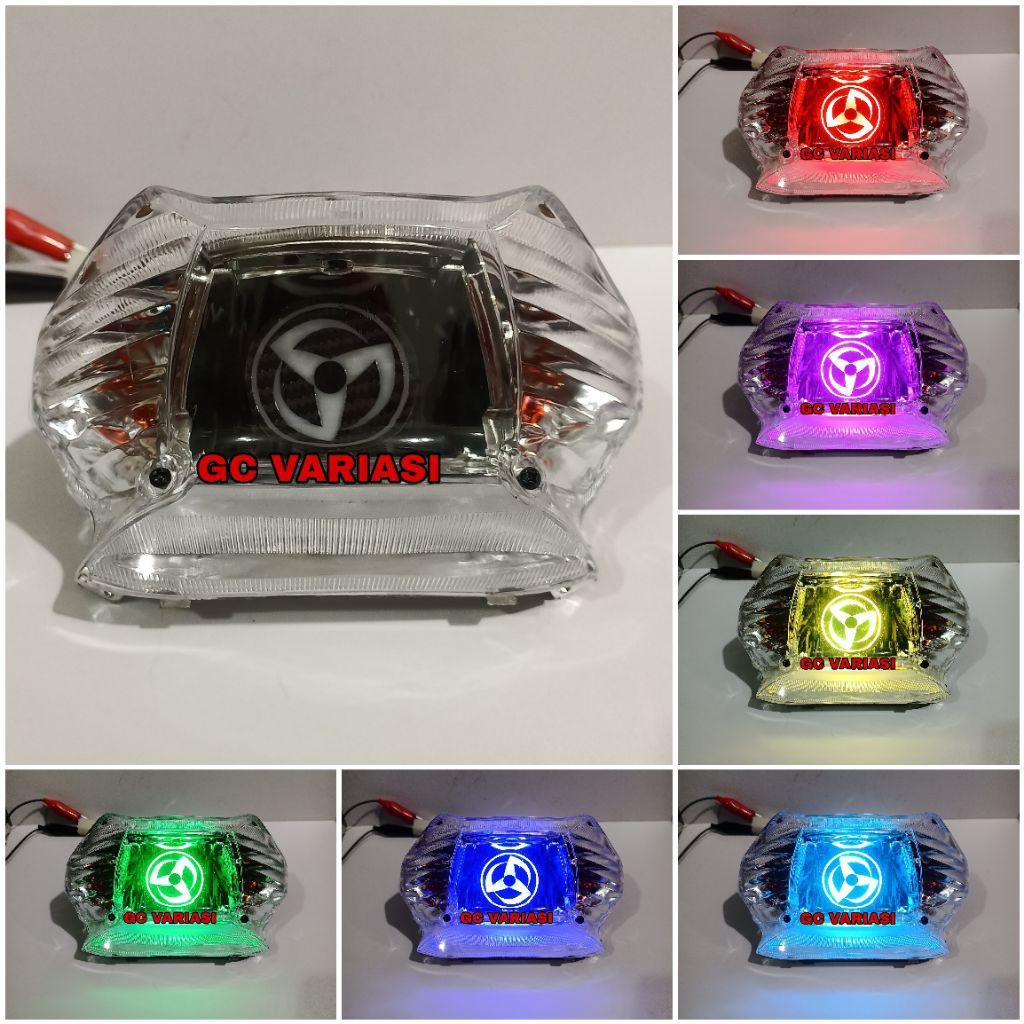 Stoplamp Mio Sporty Mio Smile Kostum Lampu Stop RGB Lampu Stop Belakang Kostum Lampu RGB PNP Mio Spo
