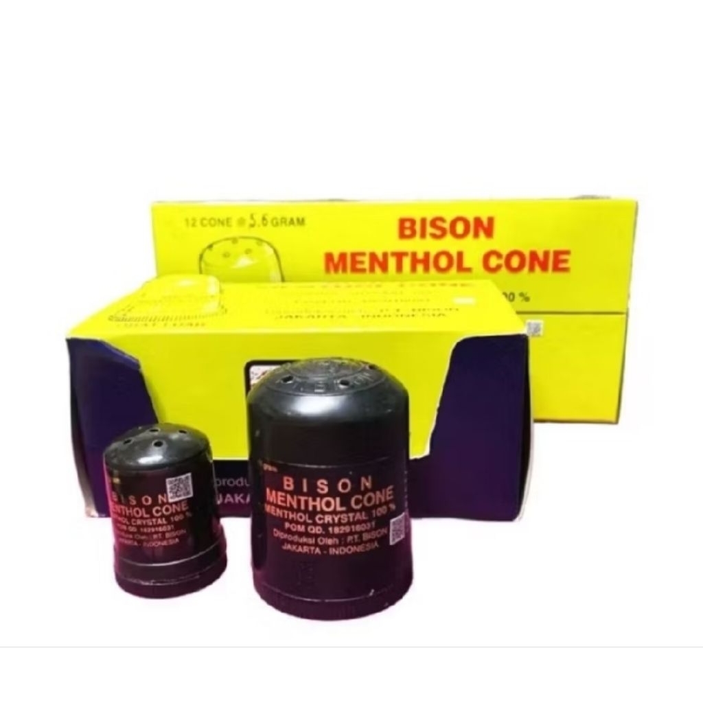 BISON MENTHOL CONE MENTHOL CRYSTAL 100% (1 PCS)