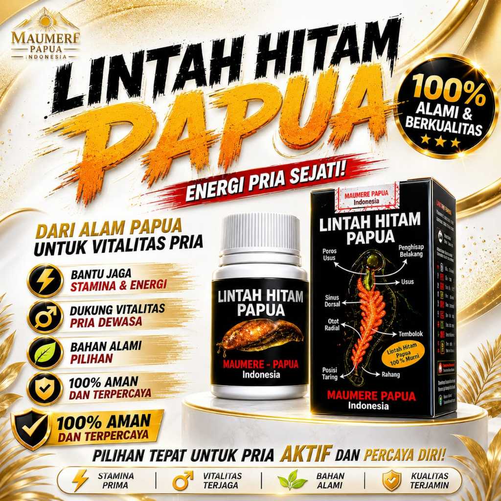 Lintah Papua Original Lintah Hitam asli 100% Originl