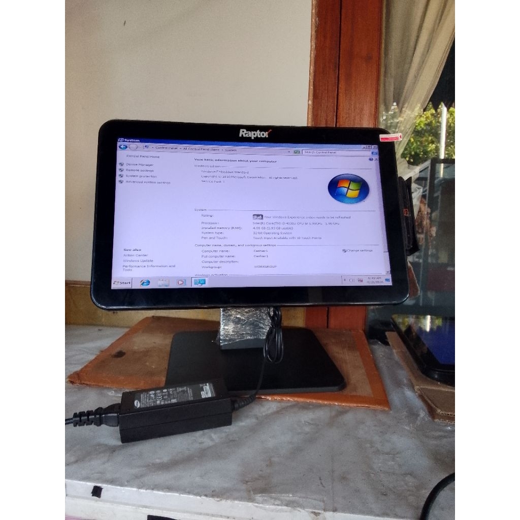 Mesin kasir Pos Raptor 15inch