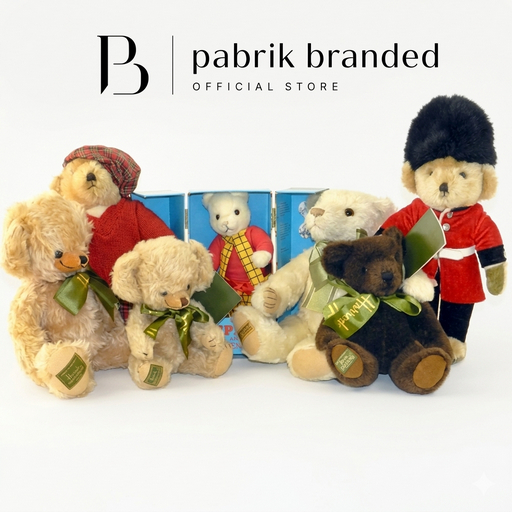 pabrik branded aurora world Harrods collection bear puppy doggy Plush anjing beruang Kucing macan si