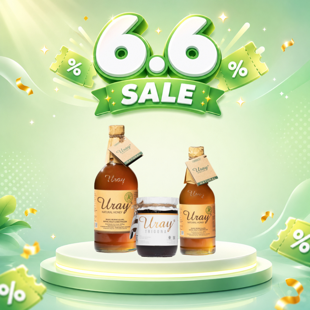 Madu Uray Natural Honey / Trigona - 100% Madu Asli 300g, 450g, 875g