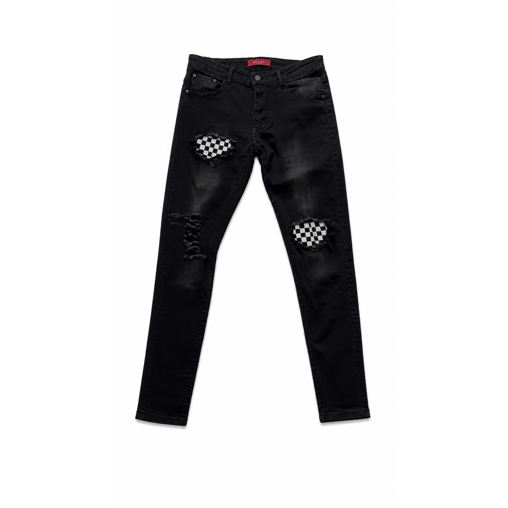 Rucas Denim Checkerboard