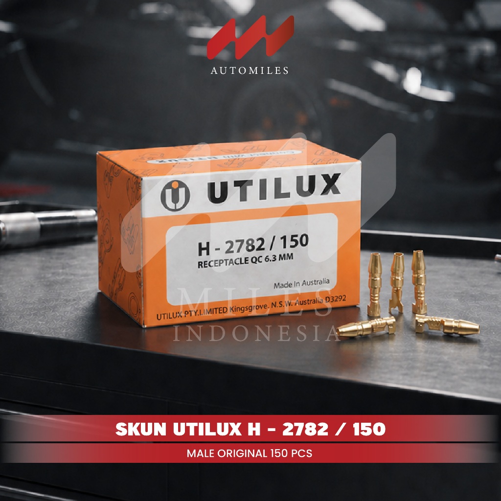 Terminal Skun UTILUX H-2782 Bulat Cowok Konektor Kabel Original