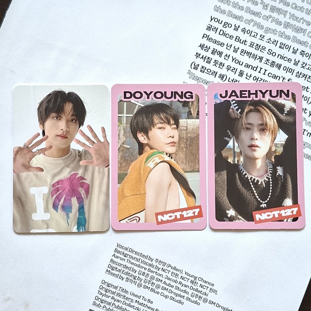 Photocard Trading Card Ay-Yo NCT 127 Official