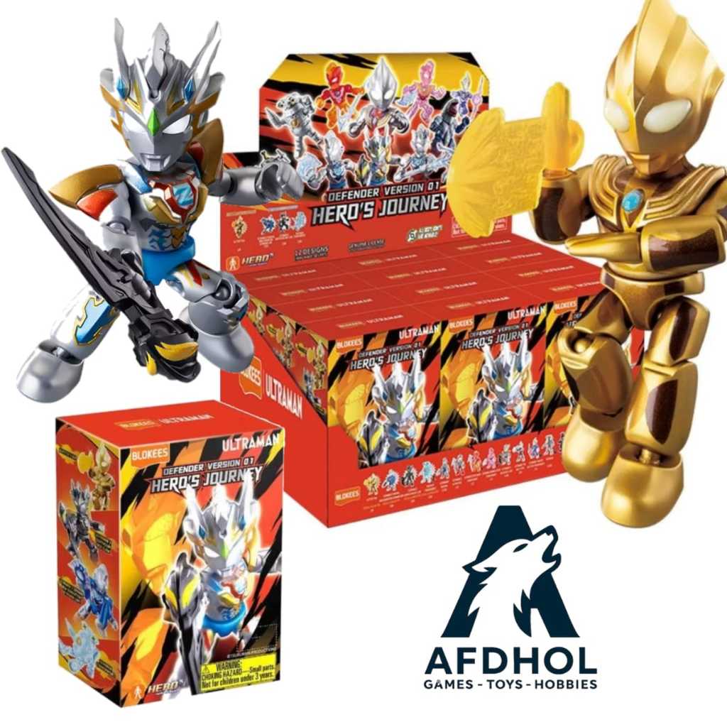 BLOKEES ULTRAMAN DEFENDER VERSION 01 - HERO'S JOURNEY VOL 01 DV01 BLINDBOX ULTRAMAN  Z TIGA MULI TYP