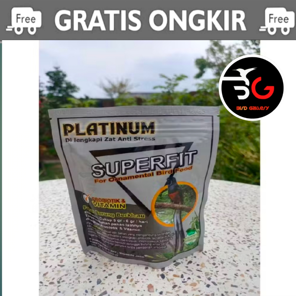 VOER SUPERFIT PLATINUM VOER BURUNG MURAI PETARUNG PAKAN BURUNG MURAI
