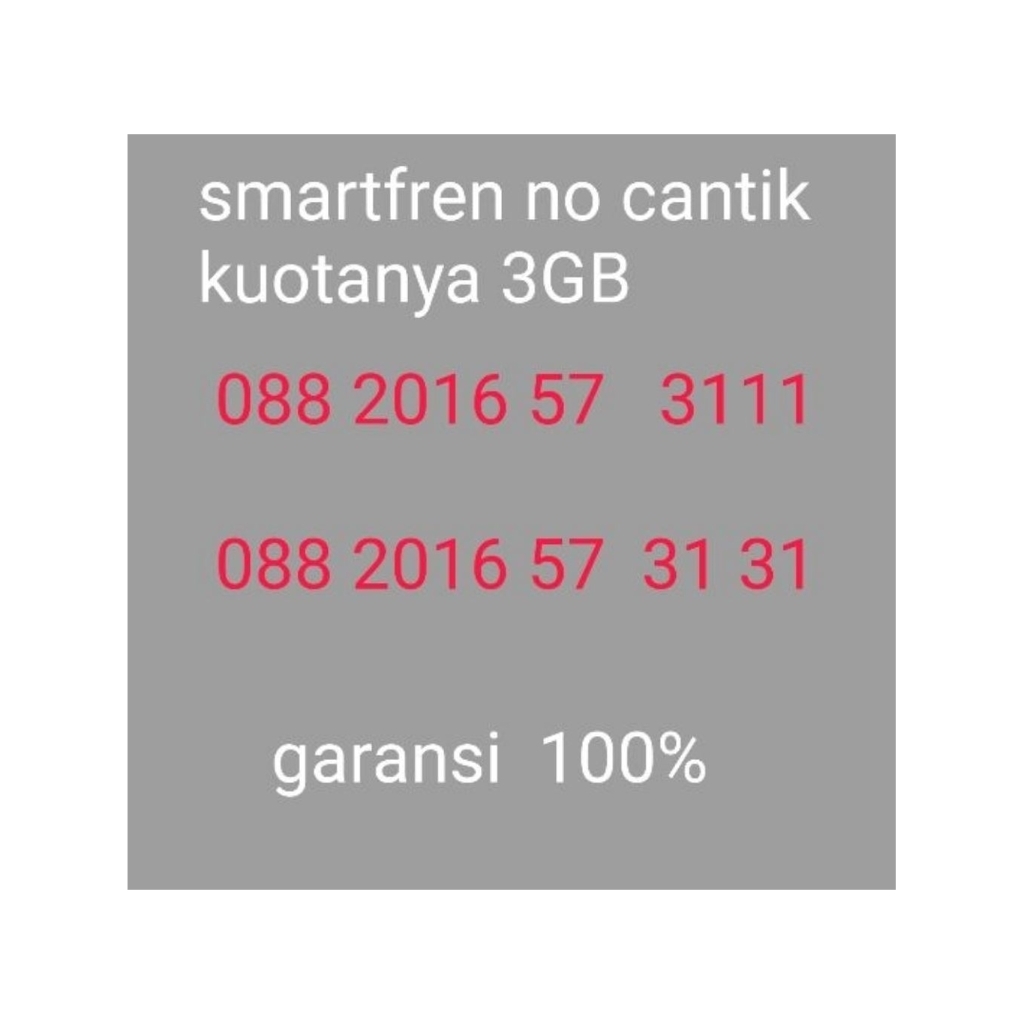 Smartfren cantik kuotanya 3GB murah