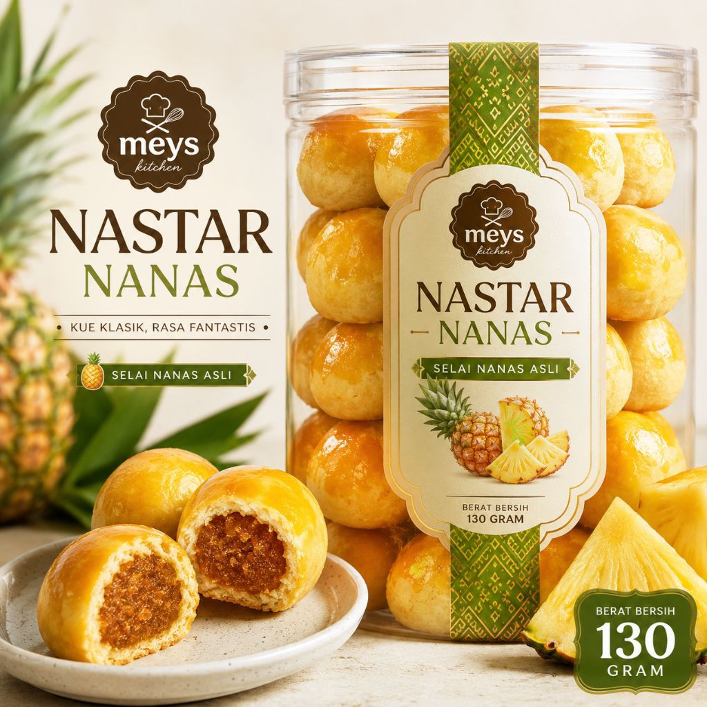 Kue Nastar Nanas Premium Kue Kering Nastar Nanas 130 Gram