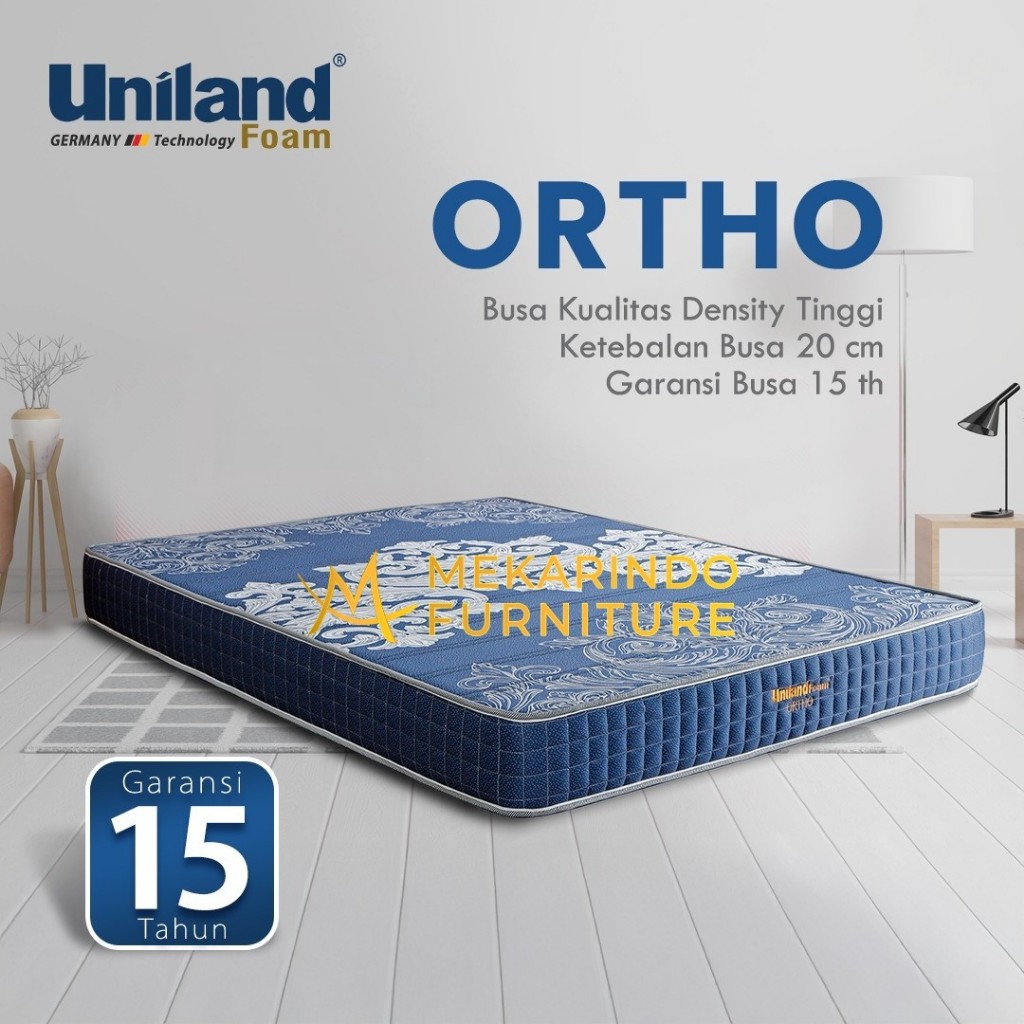 Matrass Kesehatan Uniland Busa Foam Rebonded Orthopedic Tebal 15 CM