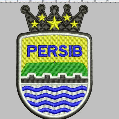PERSIB PATCH BORDIR LOGO EMBLEM EMBROIDERY RBC