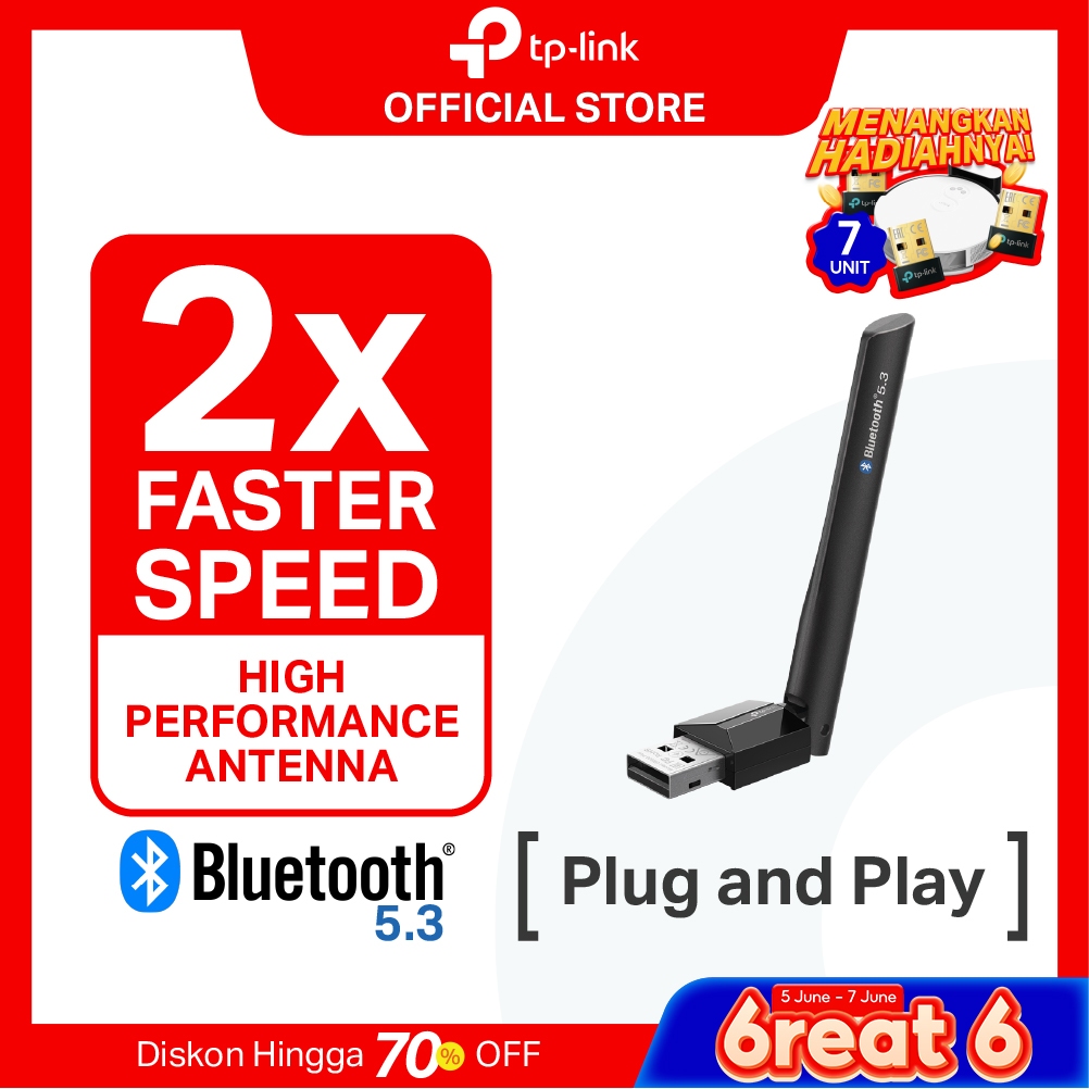 TP-Link UB500 Plus | Long Range Bluetooth Adapter | Bluetooth 5.3 Dongle | Laptop Desktop PC Mini