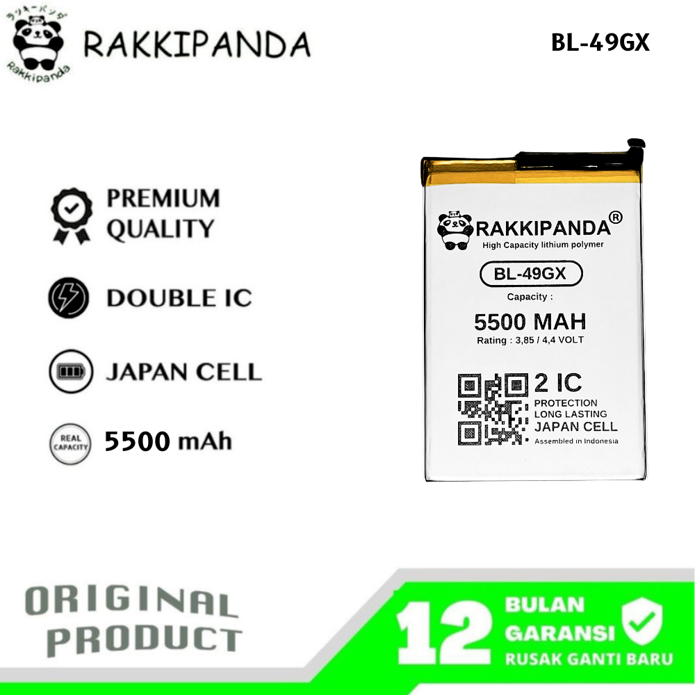 RakkiPanda - BL-49GX Infinix Hot 7 Lite X690B/Hot 11s NFC X6812B/Hot 12 Pro X668C/Note 7 X690/Note 1