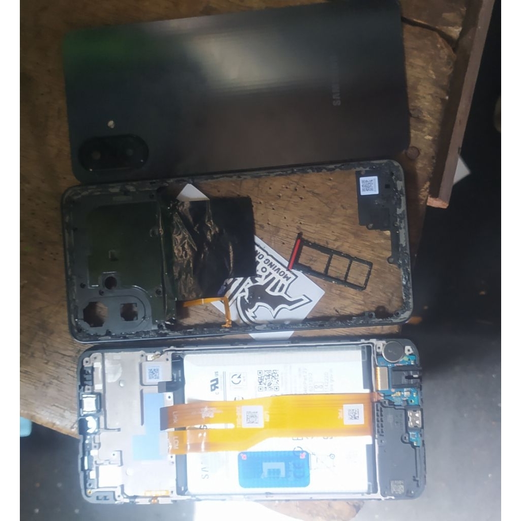 part lcd samsung a07 1 set ori copotan tested