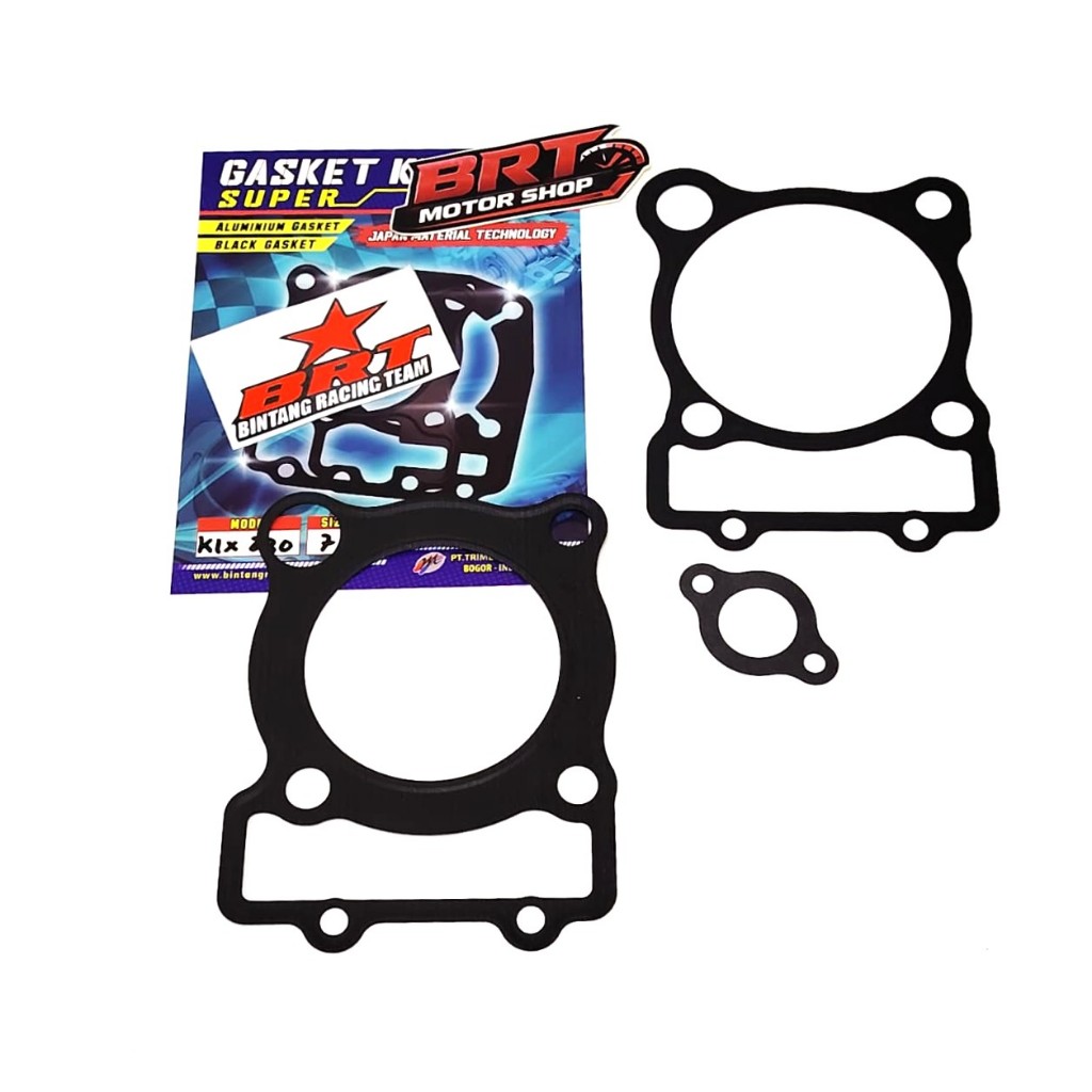 GASKET PAKING ATAS BAWAH BRT KLX 230 72mm GASKET BLOK HEAD BRT KLX230