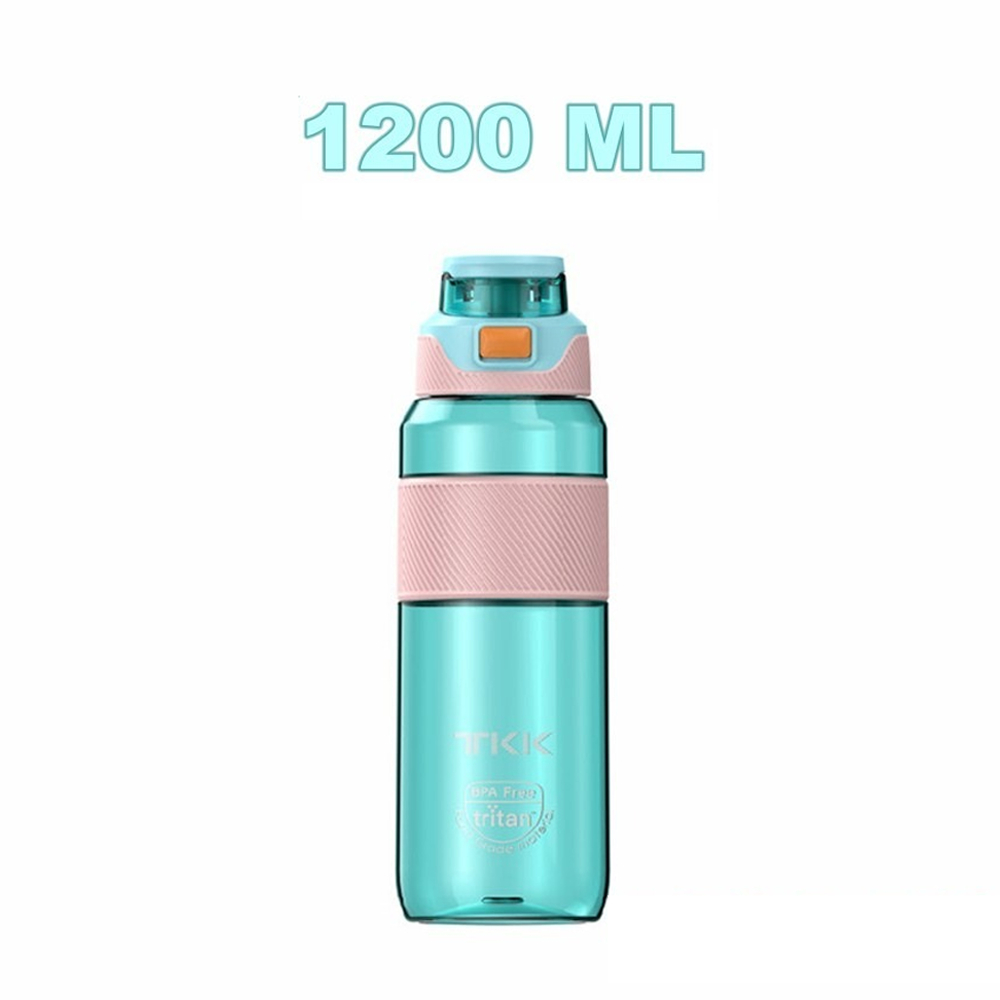 BOTOL MINUM TRITAN TKK-1010 TKK JAMES SPORTS WATER BOTTLE 1200ML - CYAN