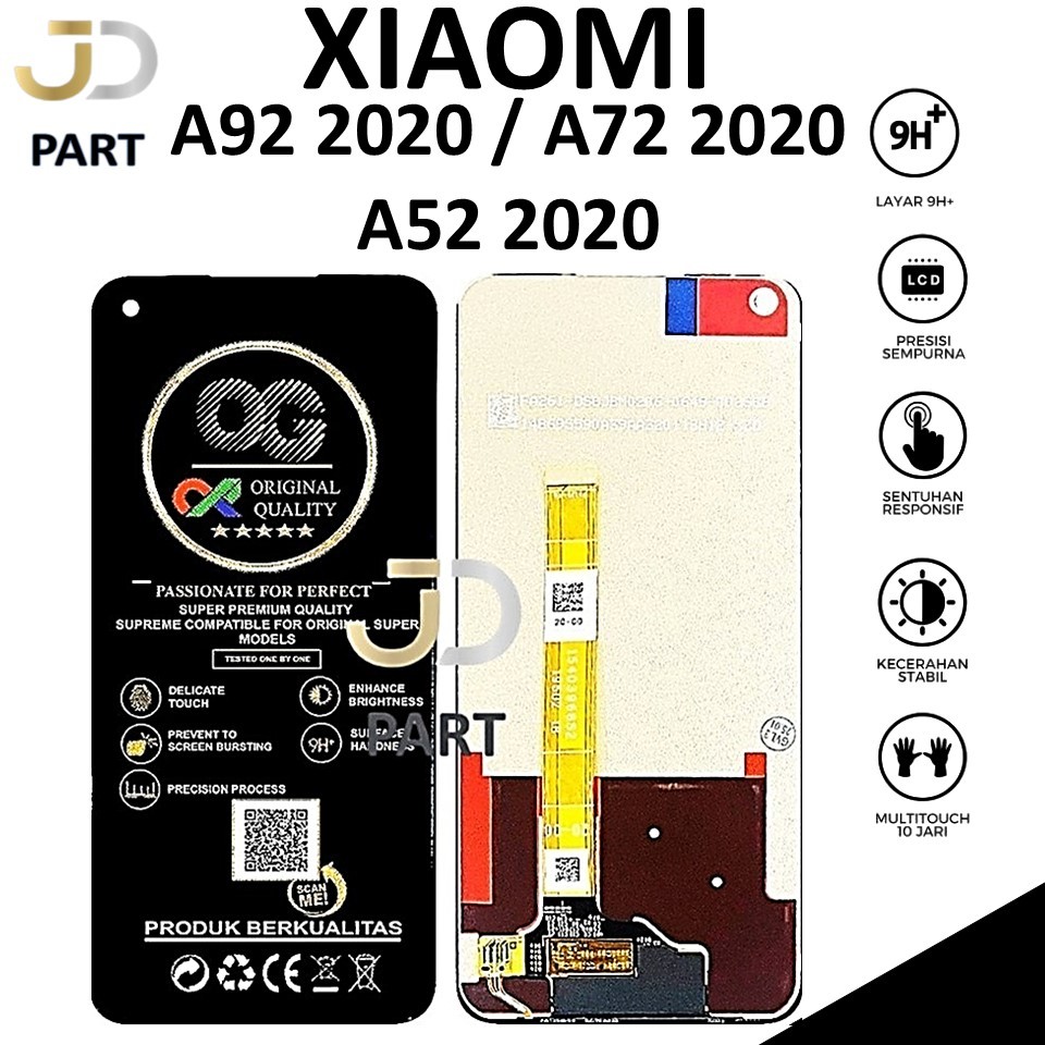 LCD TOUCHSCREEN OPPO A92 2020 / A72 2020 / A52 2020 COMPLETE ORIGINAL 100% FULLSET