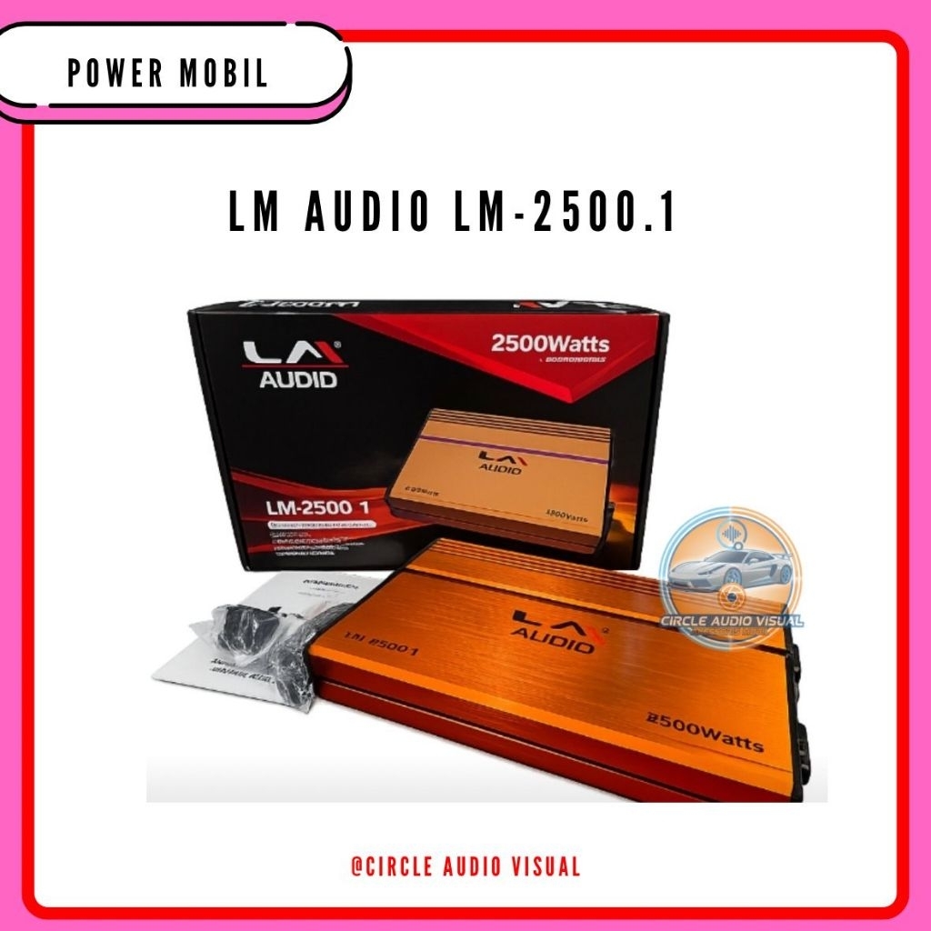 POWER MONOBLOCK LM AUDIO LM 2500.1/2500 1 CLASS D RESMI