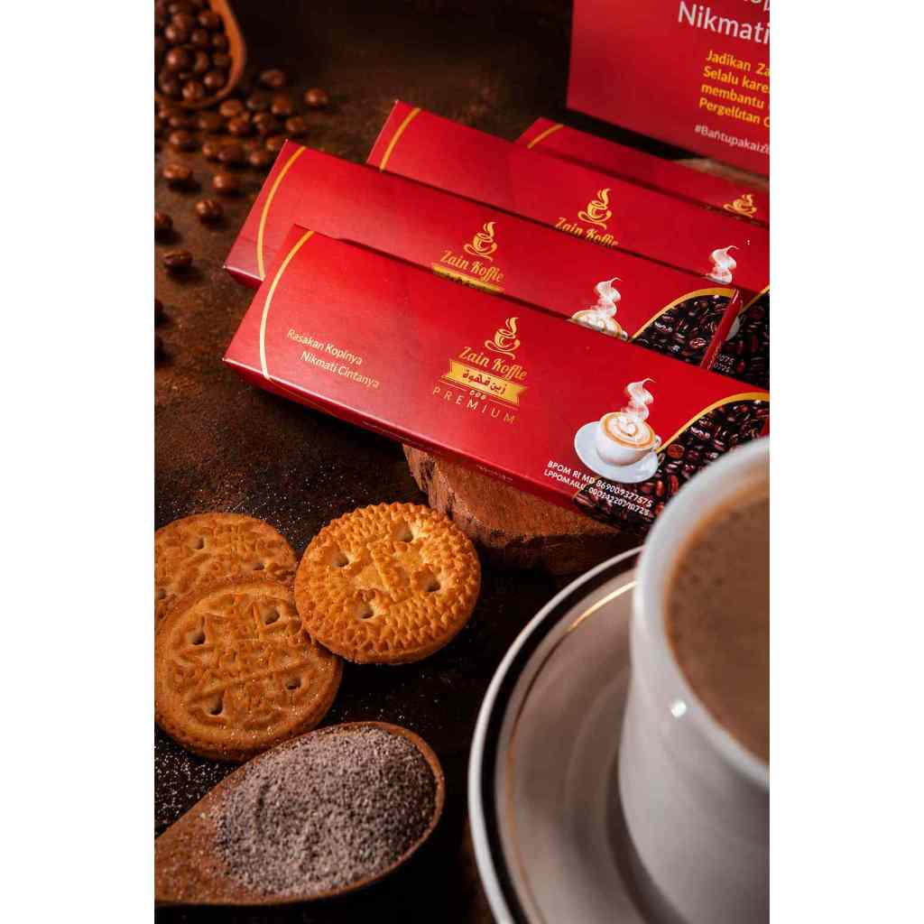 Zain Koffie Sachet, 1 Bungkus untuk 2 kali minum. Exp Maret 2028
