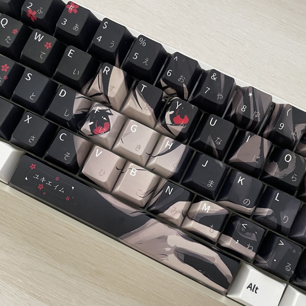 SECOND keyboard rk61 + keycap yukiaim