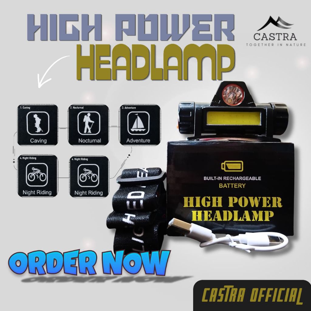 Senter Kepala / Headlamp Muxindo