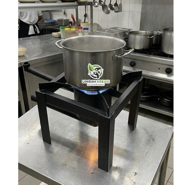 Kompor Oli Bekas Kompor Minyak Jelantah Bio Waste Energy Plus Blower Adapter 12 Volt Rumah Tangga
