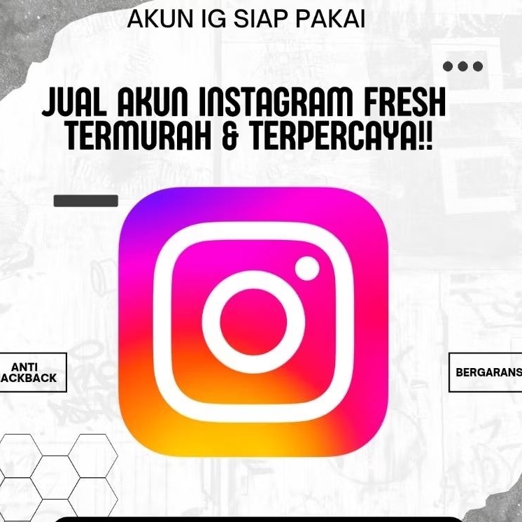Jual Akun IG Fresh Akun Ig Termurah dan Terpercaya Akun ig Aktif Akun ig murah akun instagram