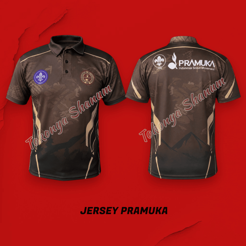 Kaos PRAMUKA printing penggalang Pembina pdh pdl custom