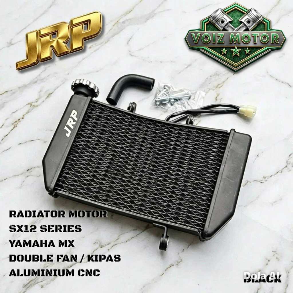 Radiator Aluminium MX King New Vixion GSX R150 Double Kipas JRP SX12