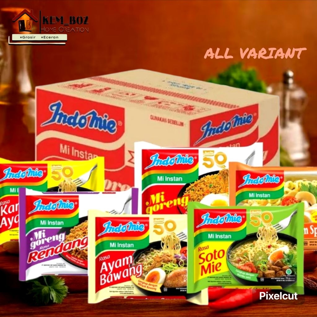 MIE INSTAN 1 DUS  / INDOMIE 1 DUS / MIE SAKURA 1 DUS / INDOMIE ISI 40 PCS / MIE SAKURA ISI 40 PCS / 