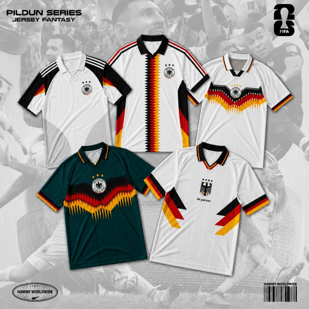 JERSEY NINTAGE//BAJU BOALA RETRO JERMAN 1992 FULLPRINTING FREE NAMESET