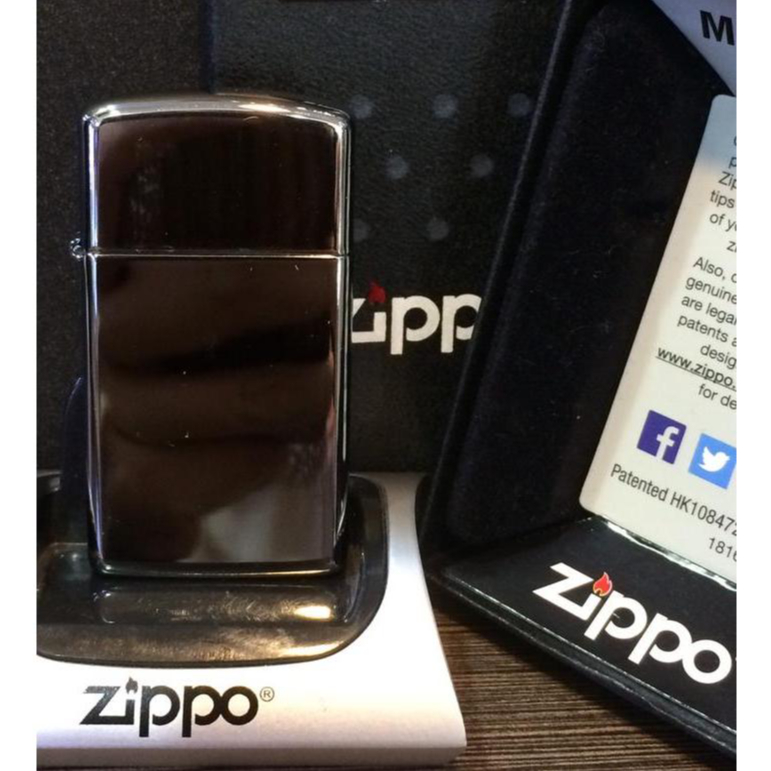 Korek Zippo Slim Black Ice