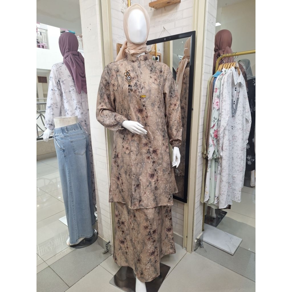 setelan rok | setrok biba batik | seragam kondangan | baju pesta | gamis formal
