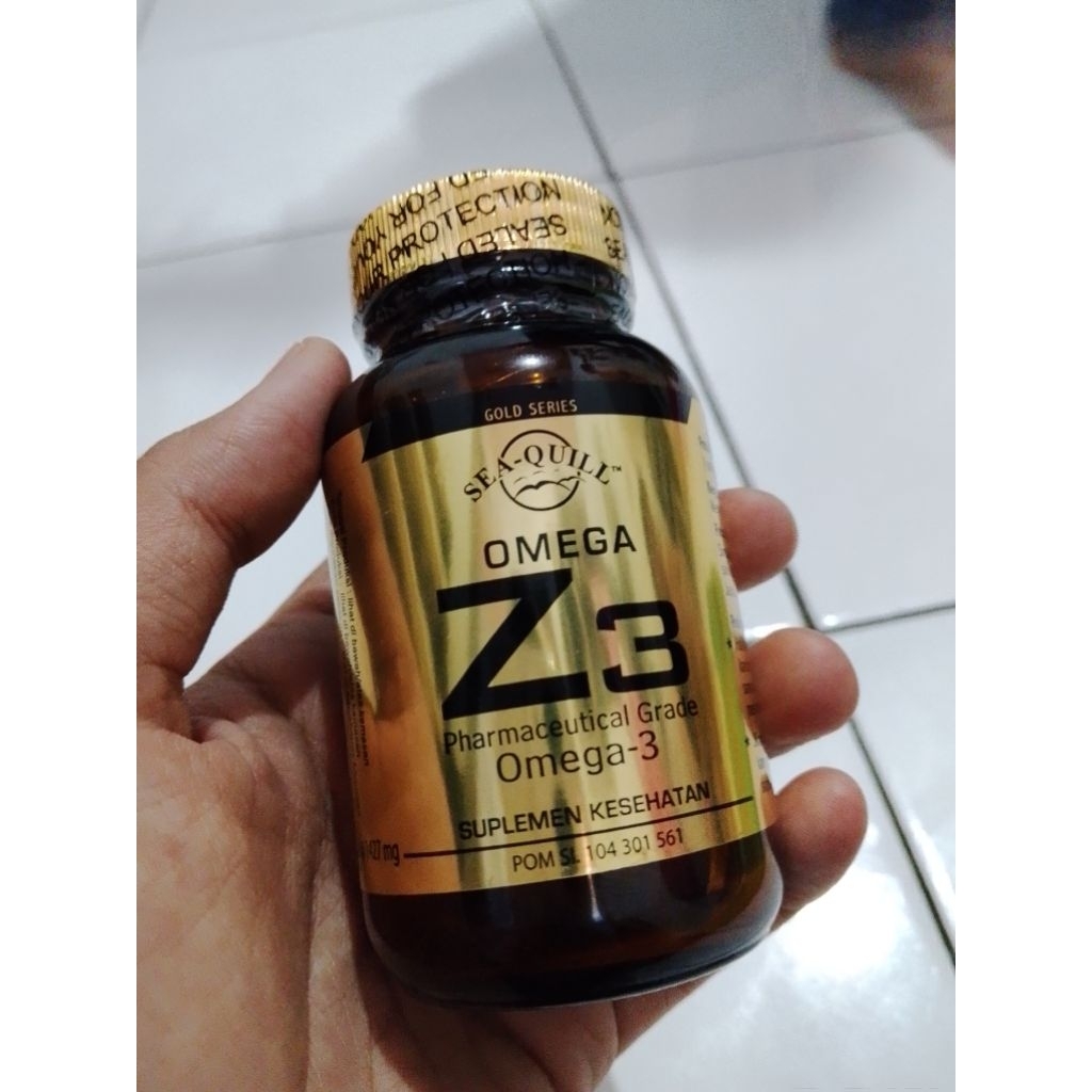 Sea Quill Z3 Omega-3 50 Softgel (Produk ORI/Asli) Suplemen Makanan