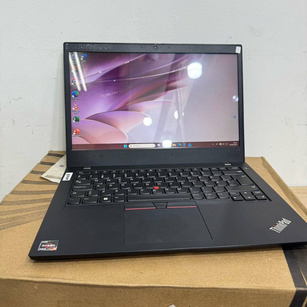 Lenovo Thinkpad L14 (AMD Ryzen 3 Pro 4450) 8/256gb Fullset Second Garansi Resmi