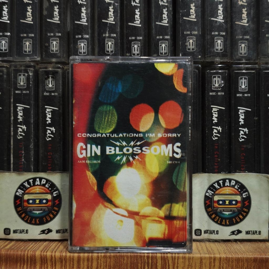 Kaset - Gin Blossoms - Congratulations I'm Sorry - Radio Tape - Kaset Pita - Radio - Pemutar Kaset -