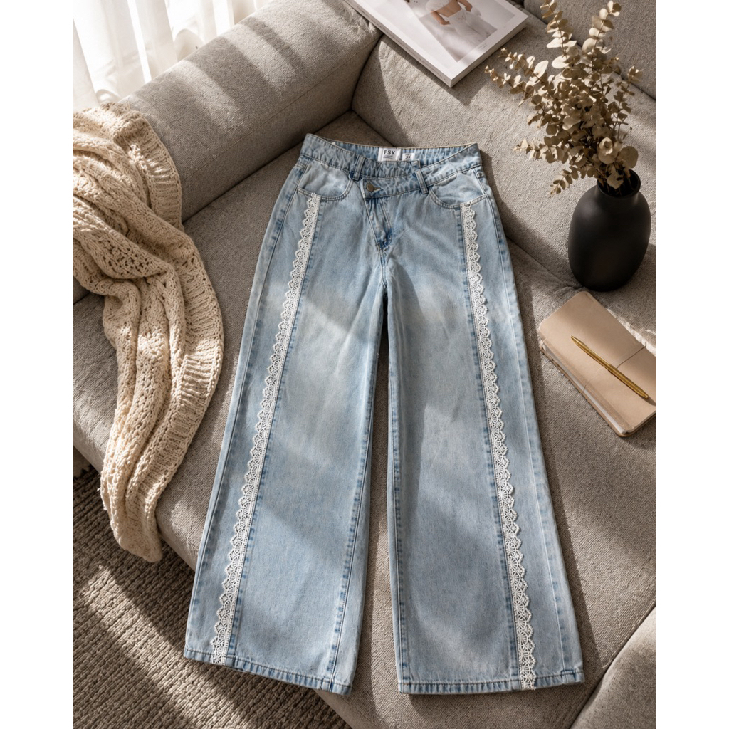 ELOWEN QULOT JEANS 10858 Celana wanita