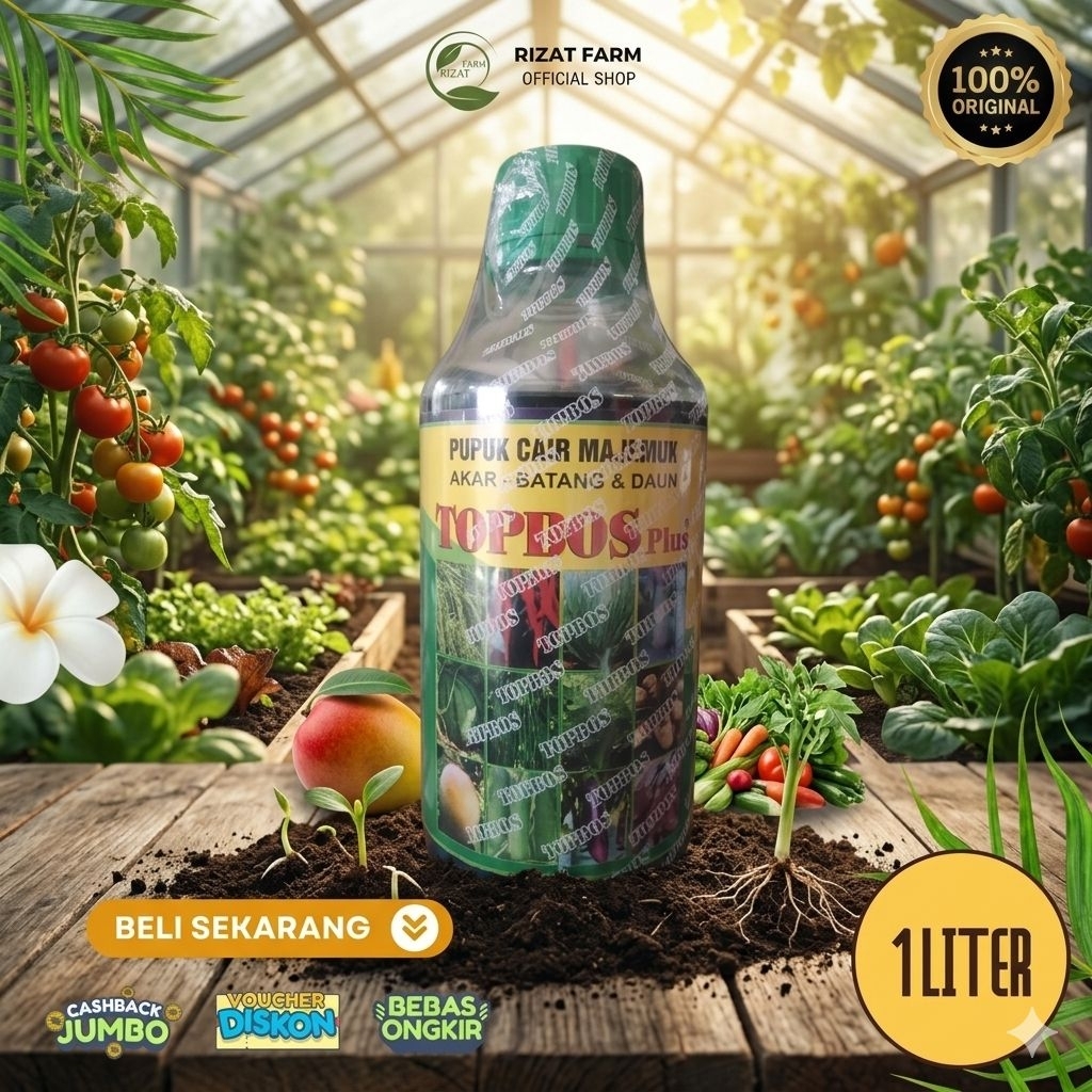 Pupuk Cair Majemuk TOPBOS plus hijau