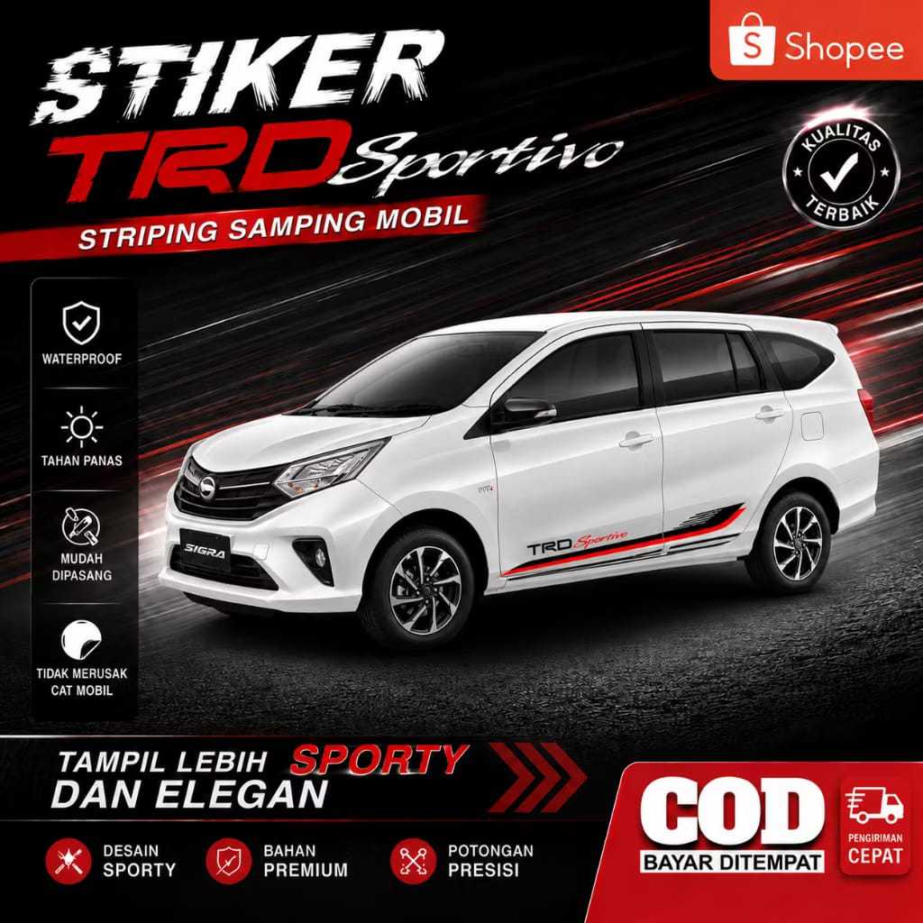 Sticker mobil sigra calya sticker list cakar mobil sigra stiker mobil sigra keren tahan lama