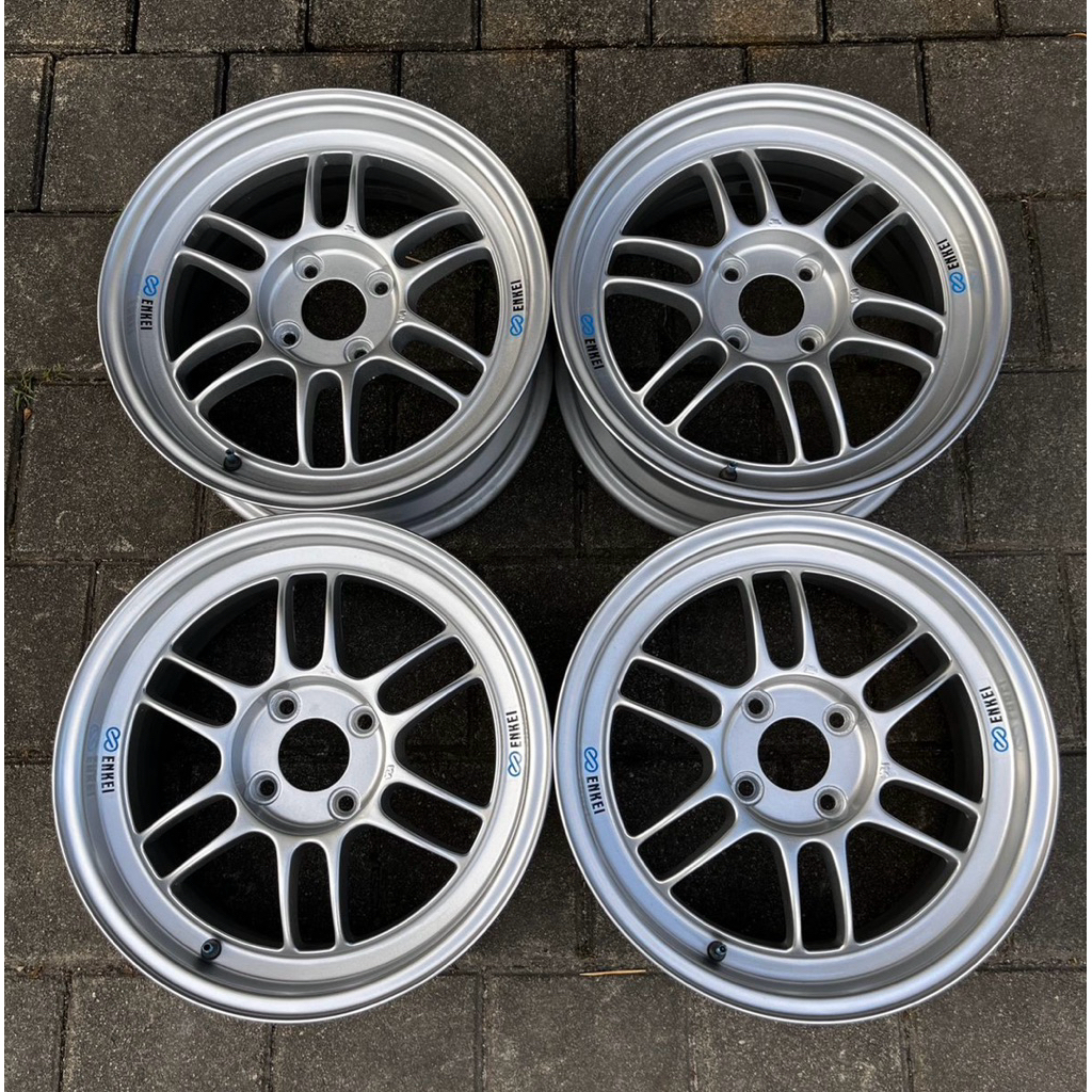 Velg Original Enkei RPF1 Ring 15. Made in Japan. Lebar 7. Et 41. 4x100. For Jazz, Estilo, dll