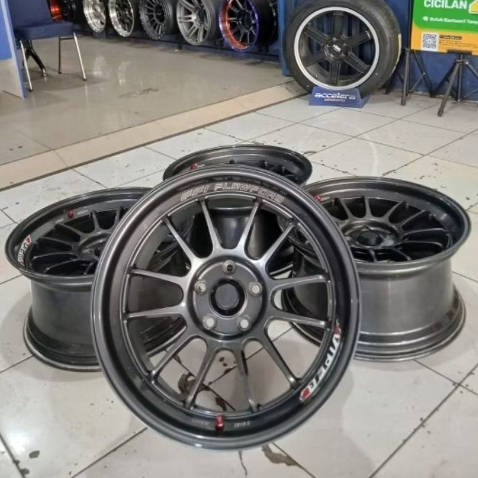 velg Bekas second racing viper pro racing ring 18 lebar 9 lubang 5x114,3
