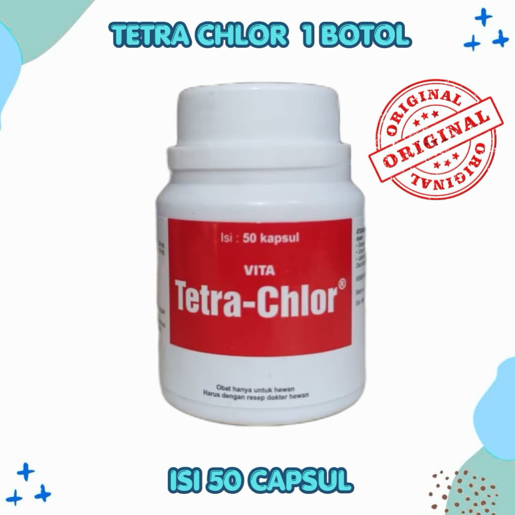 Tetra Chlor 50 kapsul Antibiotik ayam