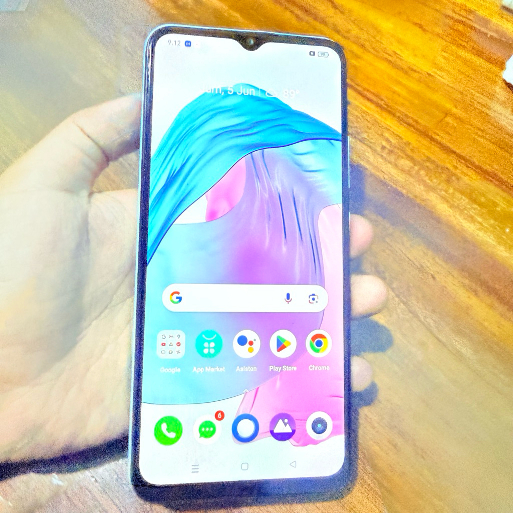 REALME NARZO 50A 4/128 RESMI SECOND NORMAL BERKUALITAS HARGA TERJANGKAU