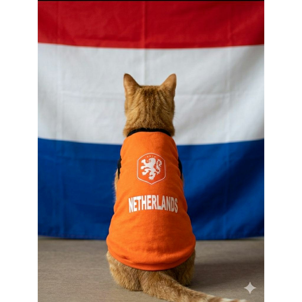 baju kucing anjing kecil belanda
